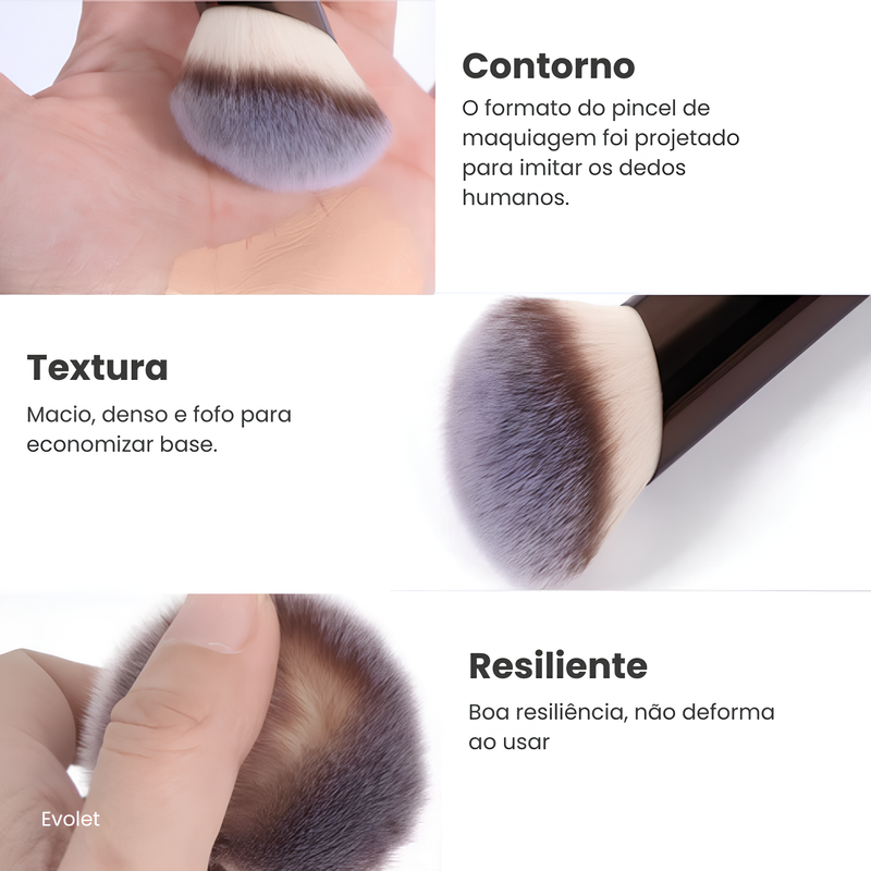 20 Pincéis de Maquiagem Profissional de Ponta Dupla - MAANGE