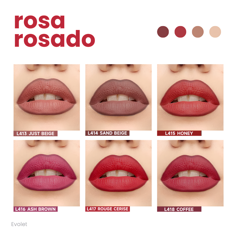 Caixa Com 6 Lápis Delineador Labial Face Secret Artist Shape Sculpt - Textura Supermacia