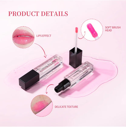 Natural Pink Serum Lips Pink Fresh Remove Dark Lips Gel Clareador Essência Creme Bálsamo Reparador de Linhas Finas Clareador Esfoliante Labial