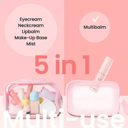 Bálsamo Multi Bounce Coreano Colágeno Rosa Stick Hidratação Profunda Multi Creme Hidratante Cuidados Com A Pele 9g